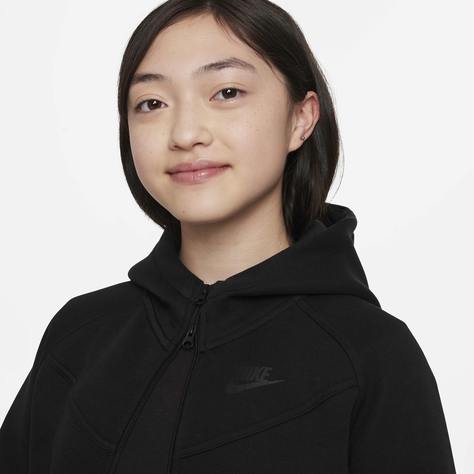 Nike TCH Fz Ls Veste à Capuche Mixte Enfant