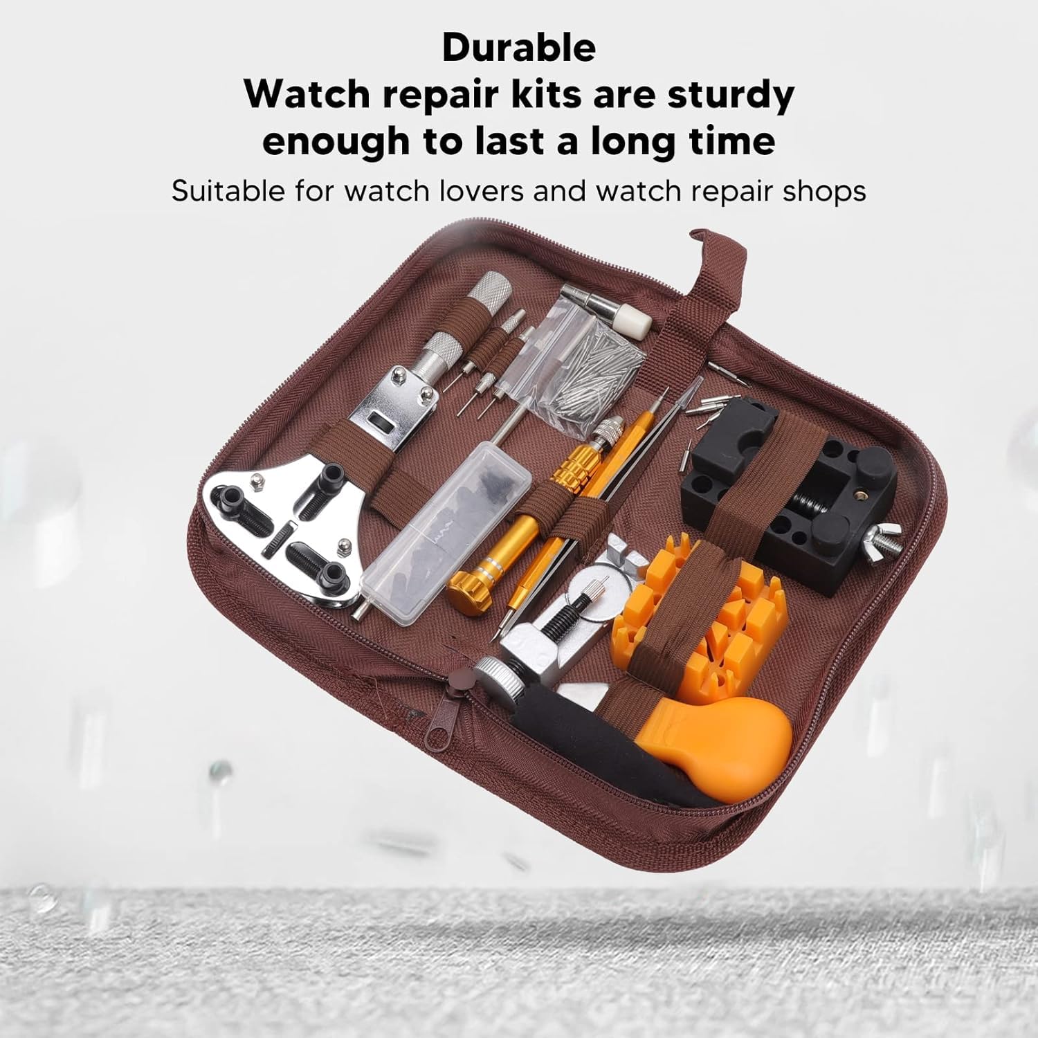 Kit Profesional de reparación de Relojes, Kit de Herramientas para Relojes, Herramienta de reparación de Relojes para Cambio y reemplazo de Correas de Relojes.