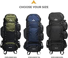 Amazon.com : Teton 85L Explorer Internal Frame Backpack for Hiking