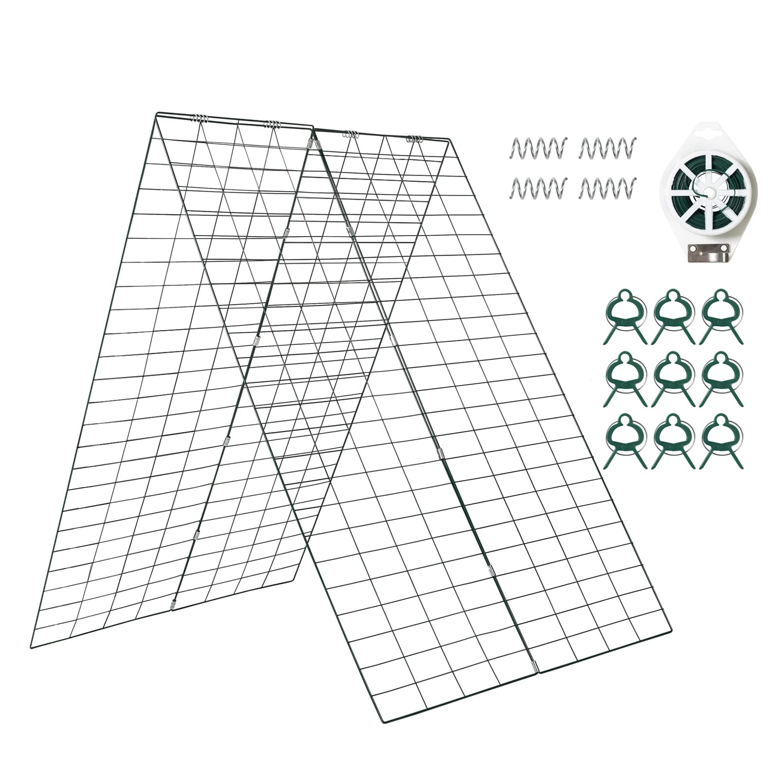 Garden Cucumber Trellis - 34 x 48 inch Lattice Panels for Climbing Plants Vegetable Flower Peas Squash Outdoor