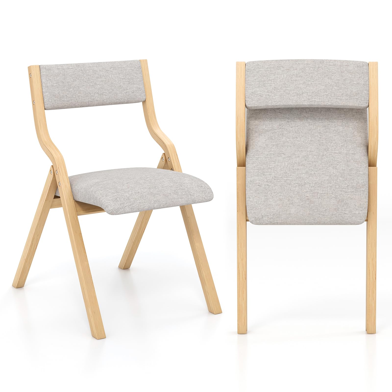 Amazon.com: Giantex No Assembly Folding Dining Chairs Set of 2