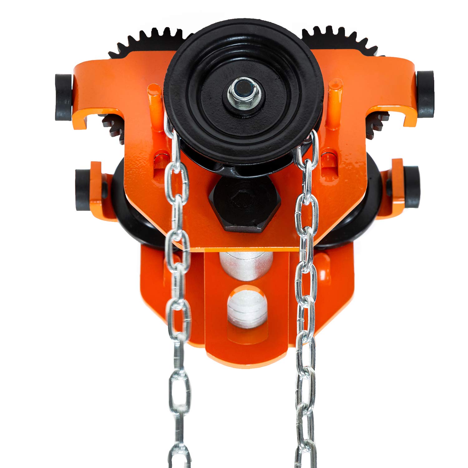 Prowinch Heavy Duty 5 Ton Capacity Manual Chain Trolley 10000 lb Geared