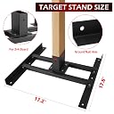 JTZFD 2x4 Shooting Target Stand for Outdoors, Carbon Steel Target Stand Kit gallery image