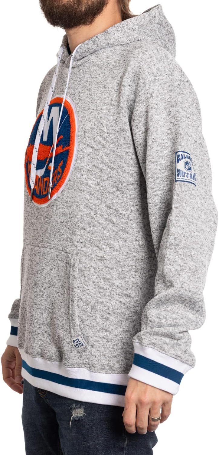 Calhoun NHL Surf & Skate Mens Muskoka Team Striped Premium Pullover Hoodie