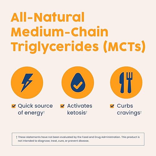 Miniatura 3 de NativePath Suplemento en polvo de aceite MCT, sin sabor con MCT C8 MCT apto para cetogénicos, libre de lácteos, gluten y OMG, 25 porciones