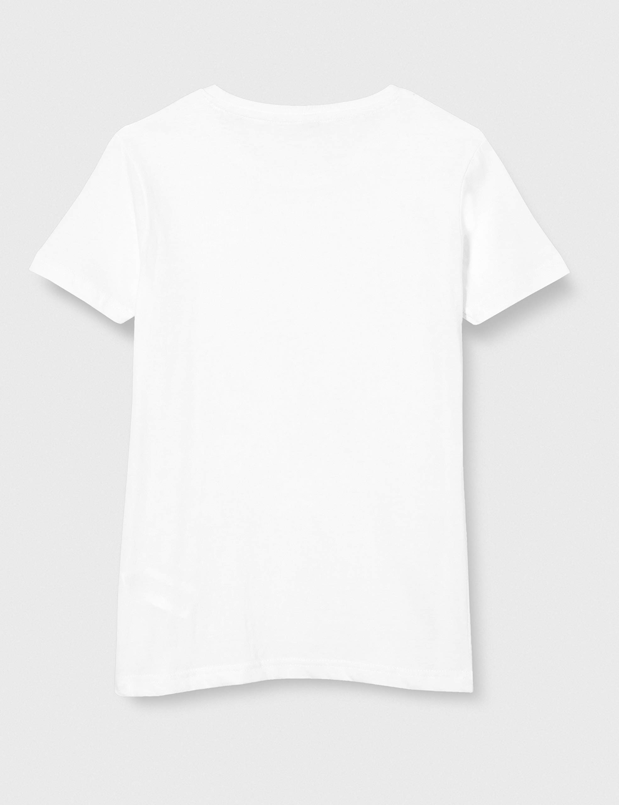 Build Your Brand T-shirt dziewczęcy, biały, 146-152