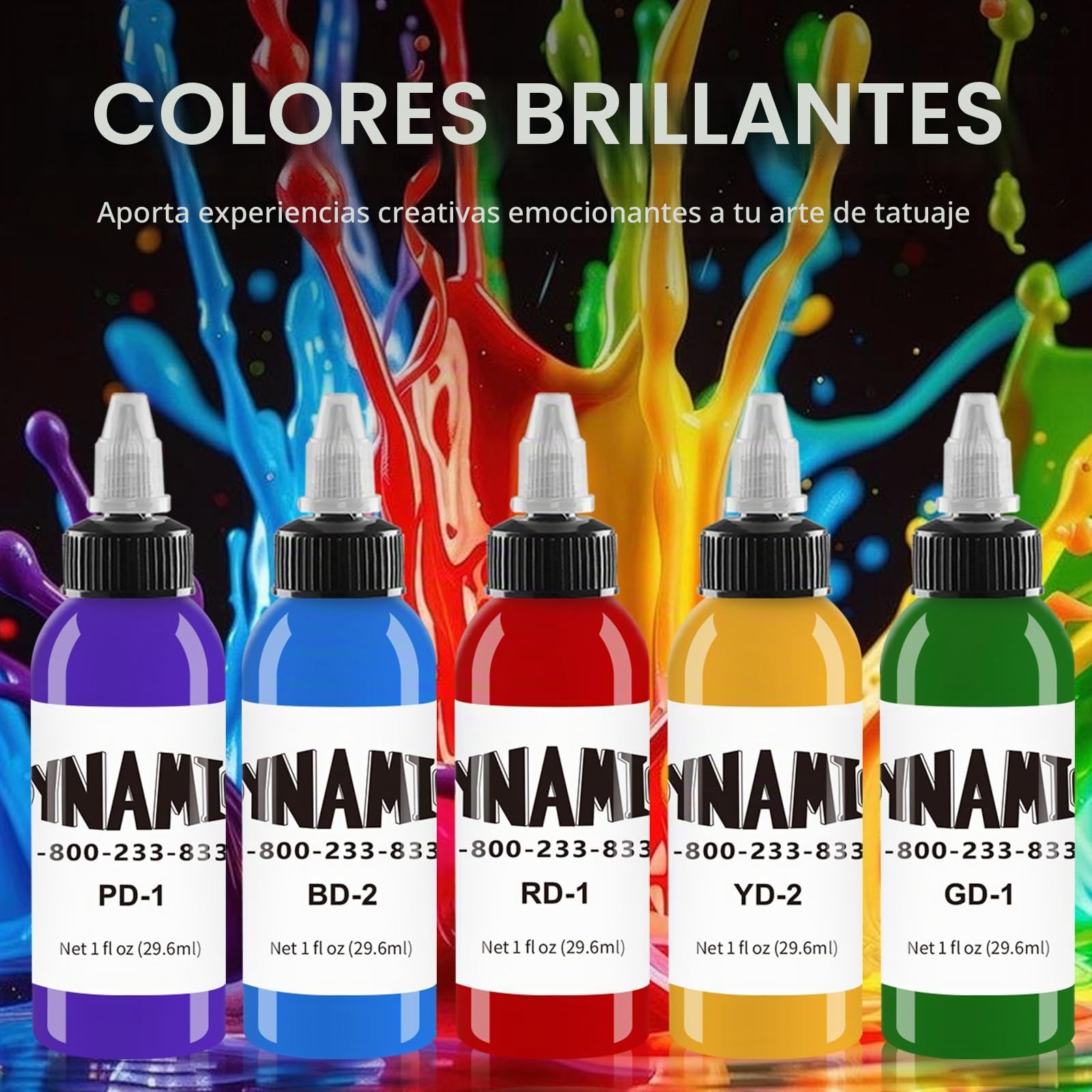 Tintas de tatuaje clásicas, tinta de tatuaje de 14 colores, tinta de tatuaje de colores (30 ml)