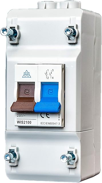 WCED WEC2100 Slimline DP Metered Supply Isolator 100A Similar to Wylex REC2S WEC2100