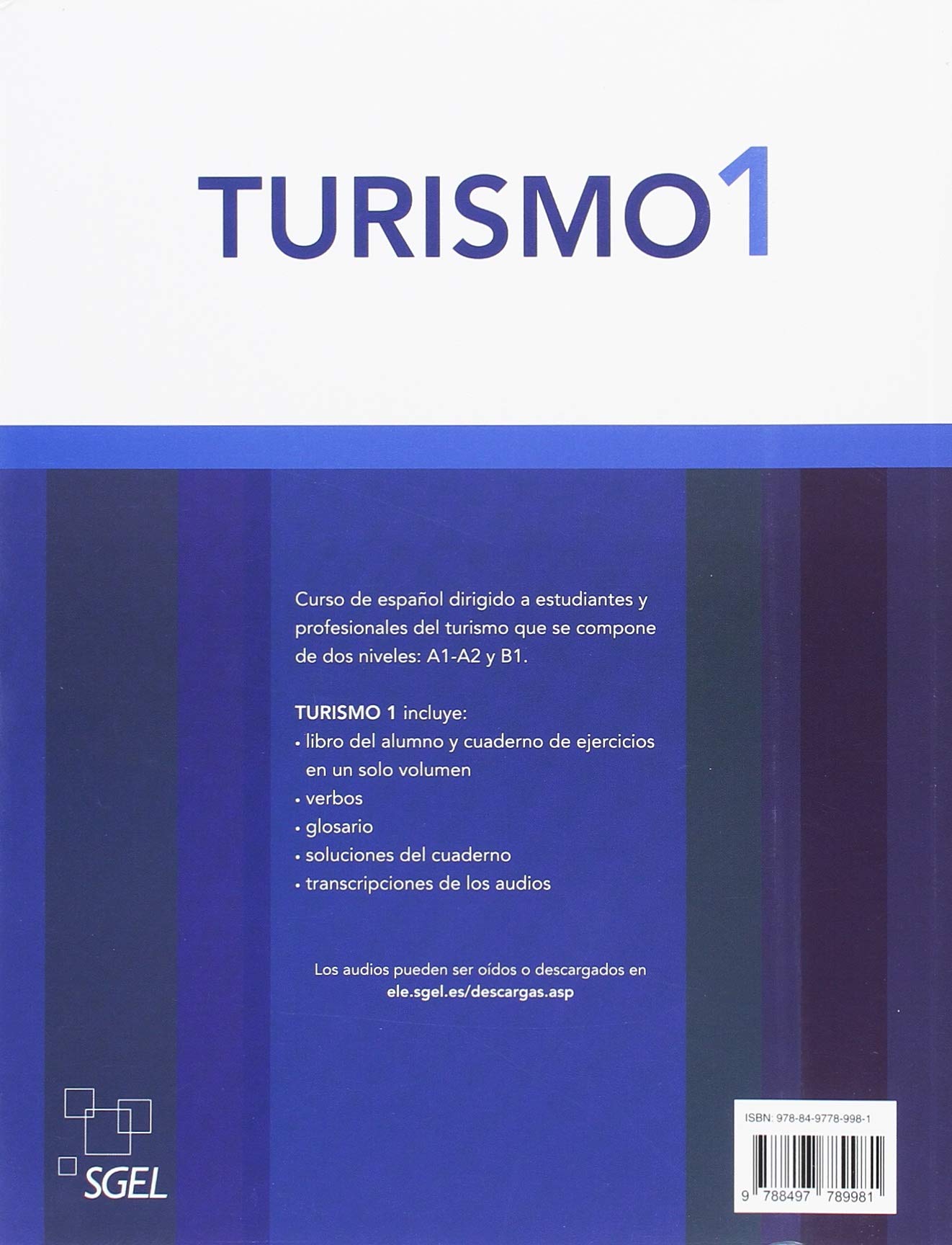 Turismo 1 A1/A2 Libro del alumno + Cuaderno de ejercicios: Curso de español para profesionales