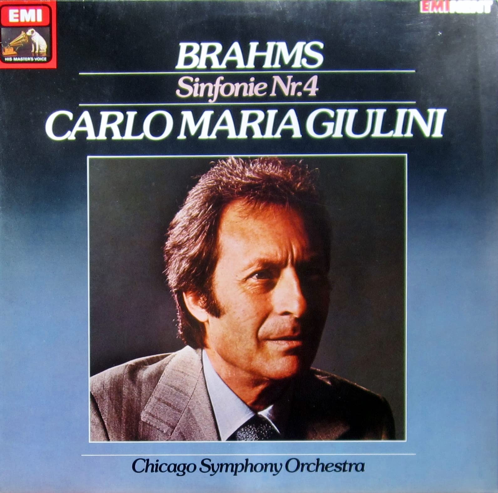 Carlo Maria Giulini , Chicago Symphony Orchestra, The . Johannes Brahms - Sinfonie Nr. 4 - EMI - 1C 037-02 083
