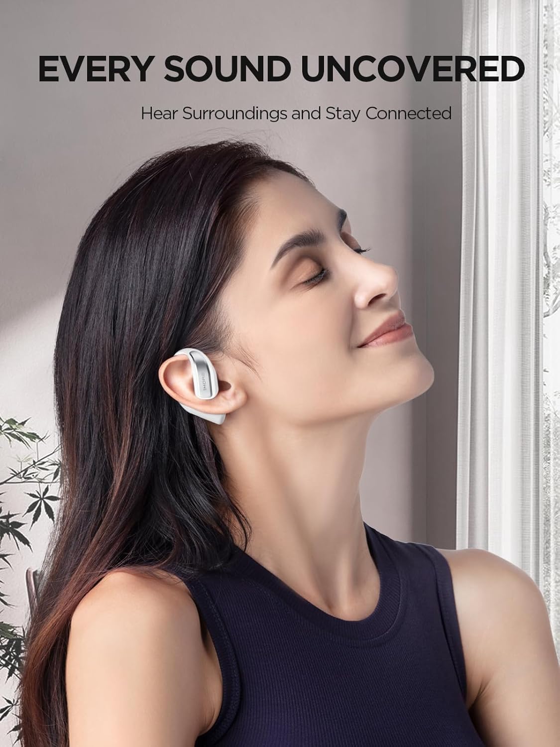 1MORE S70 Open Ear Headphones - True Wireless Bluetooth Earbuds, Comfortable Out of Ear Earbuds, Balance AIR+, IPX5 Waterproof, 40H Playtime, App Control, Clear Calls - Image 5