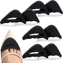 4 Pairs Shoe Fillers for Too Large Shoes, Adjustable Shoe Insoles for Too Large Shoes, Unisex, Girls, Women, Trainers, Relief Foot Pain