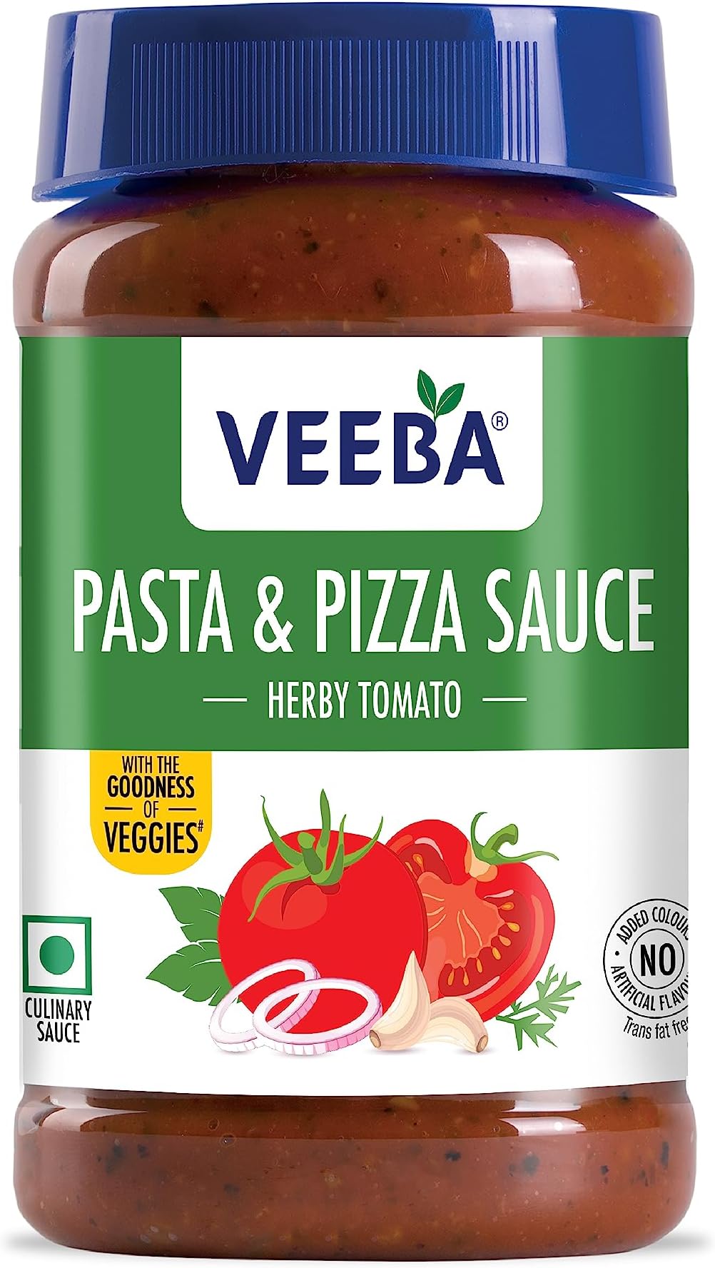 Veeba Pasta & Pizza Sauce - Herby Tomato (525 grams)