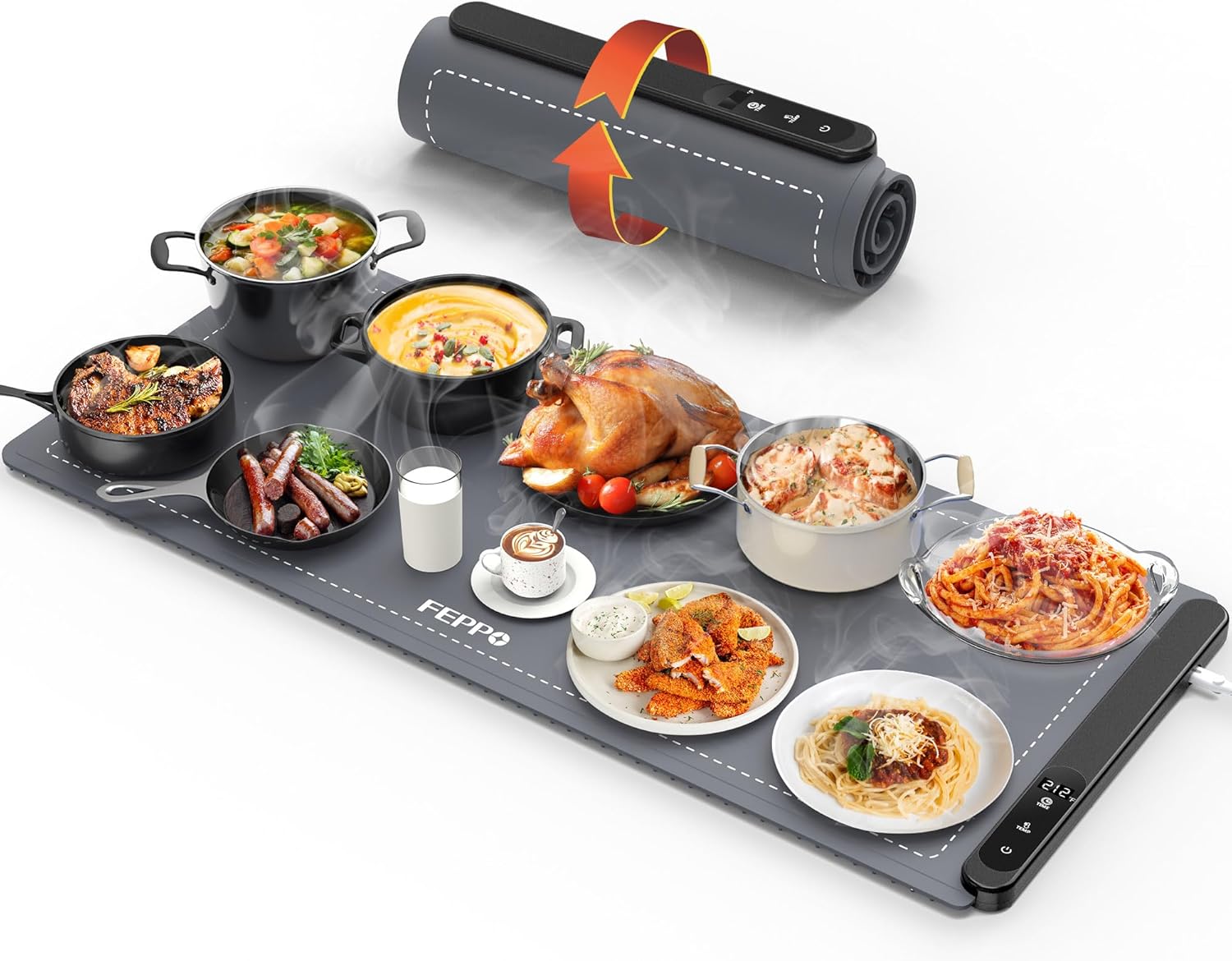 FEPPO XXL Food Warming Mat 36" x16"