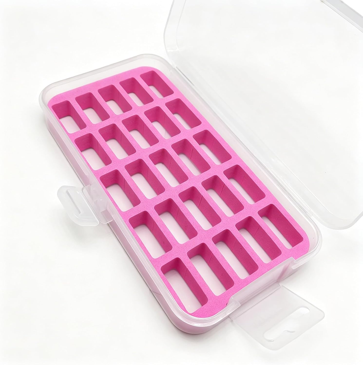 HONEYSEW 2 Bobbin Case for Bernina New 7 and 8 Series Jumbo Bobbin Sewing Bobbin Storage Case and Saver Holds 25 Bobbins Box Organizer (Bernina 7 and 8 Series bobbins Box)