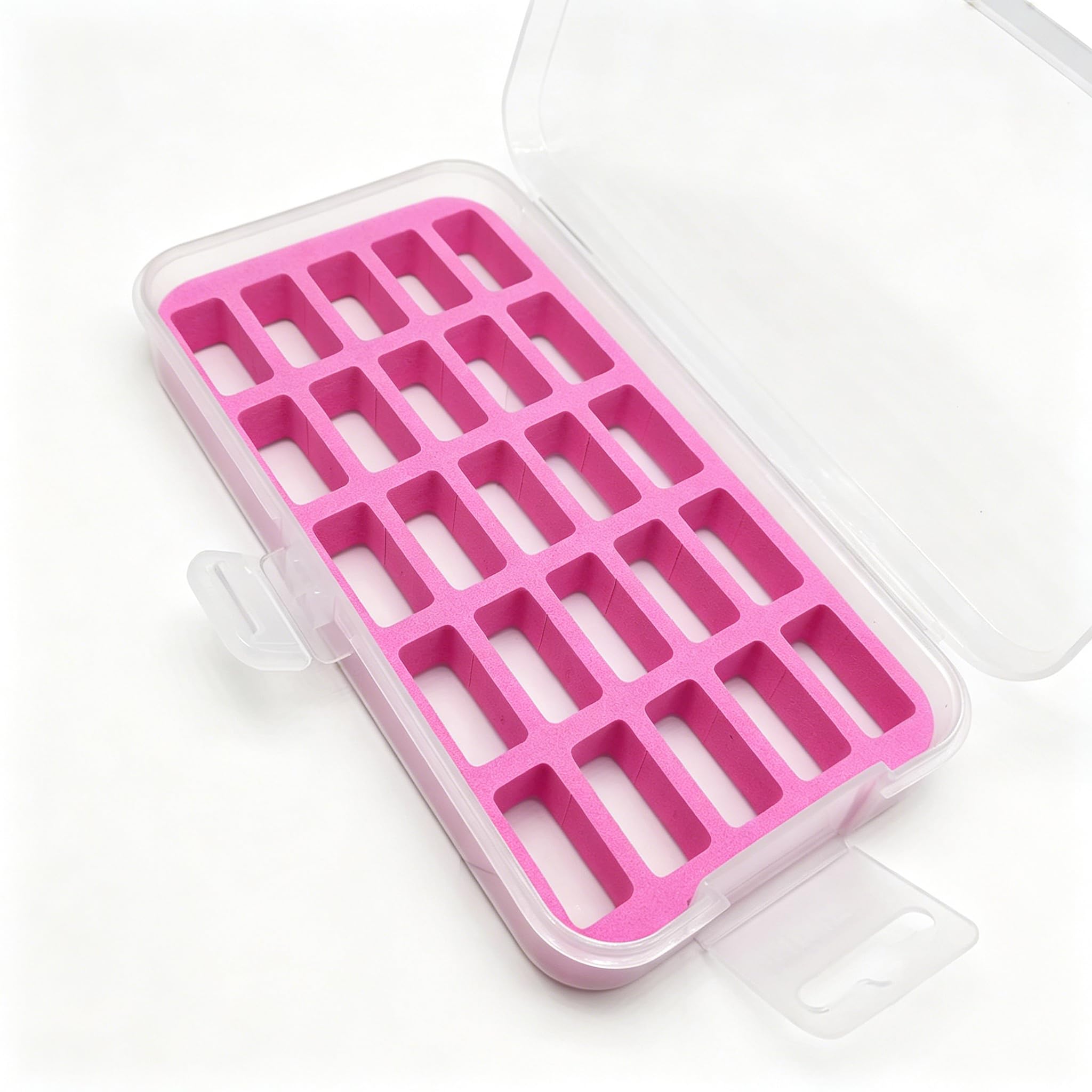 HONEYSEW 2 Bobbin Case for Bernina New 7 and 8 Series Jumbo Bobbin Sewing Bobbin Storage Case and Saver Holds 25 Bobbins Box Organizer (Bernina 7 and 8 Series bobbins Box)