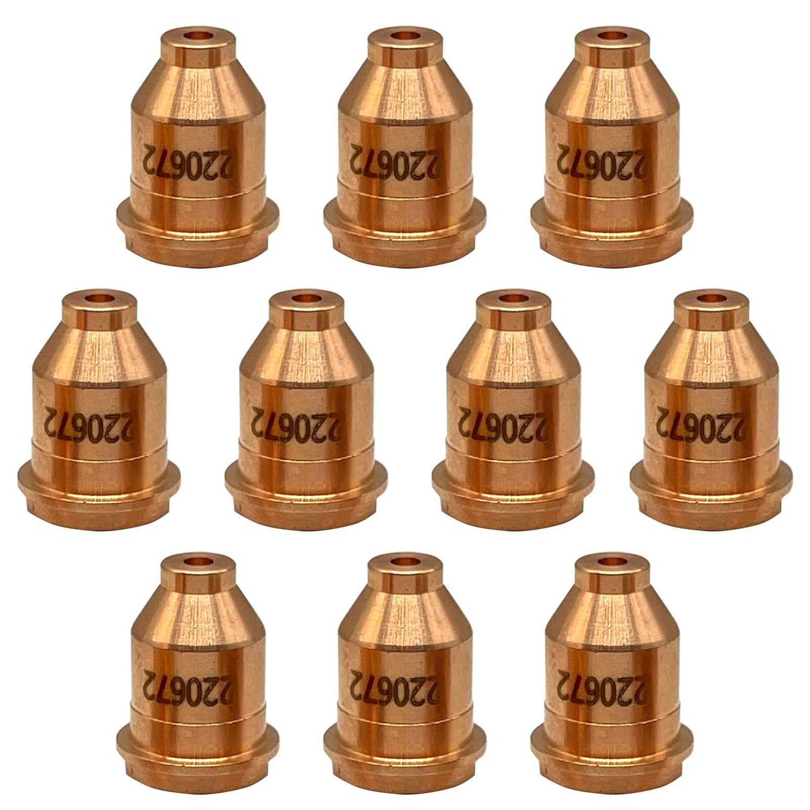 Consommables plasma 220672 longue durée pour chalumeau PMX 45 - Lot de 10 buses haute précision