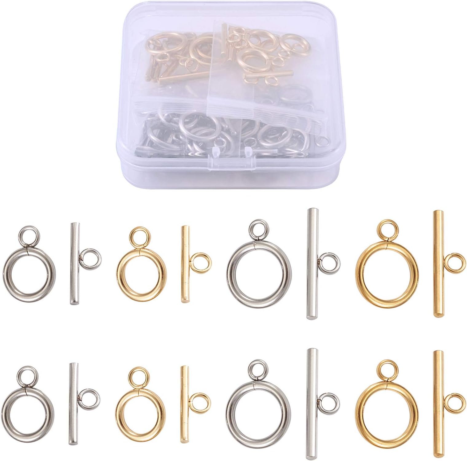 EJ.life Basculer La Barre De Fermoirs Collier DIY Bracelet Fabrication