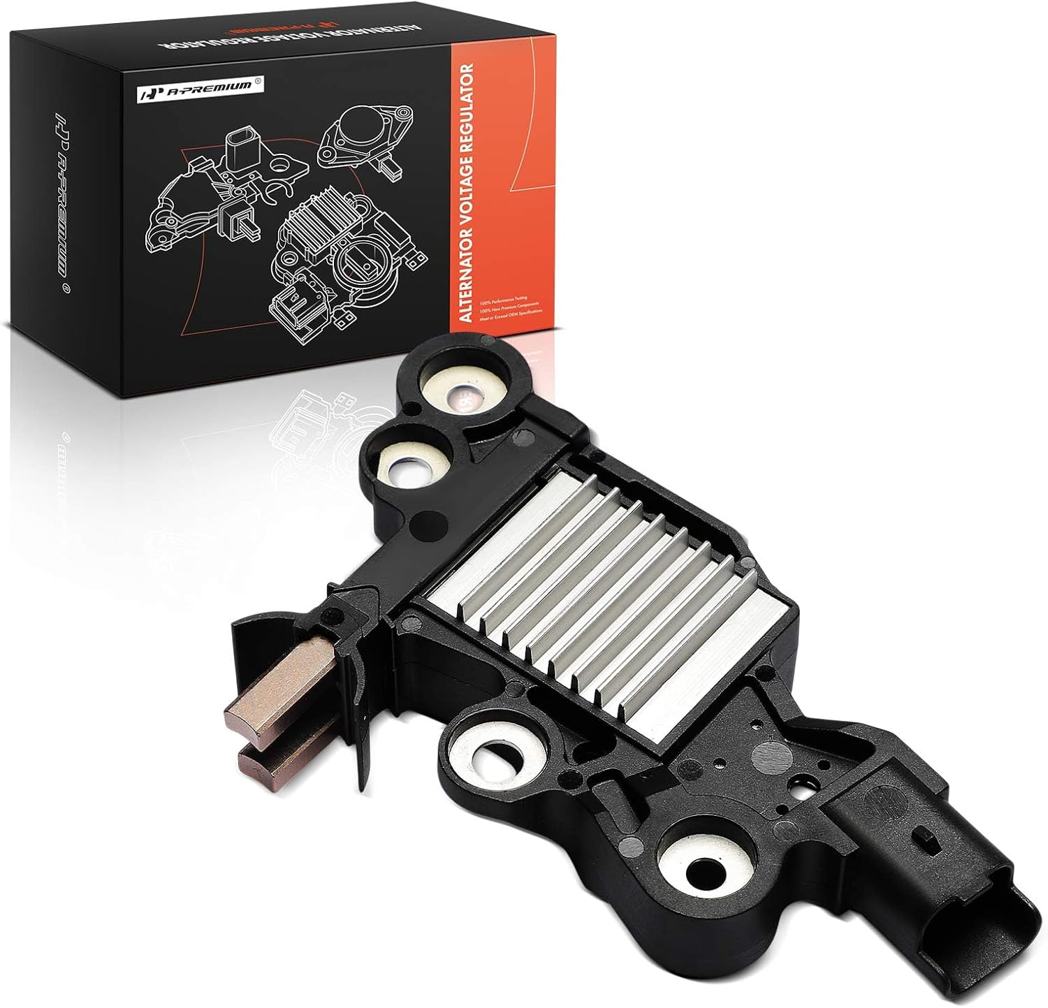 A-Premium Alternator Voltage Regulator Compatible with Mini Cooper 2011-2016, Cooper Countryman 2011-2016, Cooper Paceman 2013-2016, 1.6L, 14.3V A-Circuit 14.3 Vset