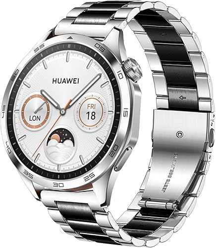 Miniatura 1 de Correas compatibles con Samsung Galaxy Watch de 1.81 pulgadas  Galaxy 3 de 1.772 pulgadas, correa de repuesto de metal de acero inoxidable para