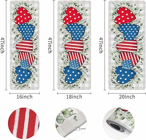 Vista 267 de Tapete de Feliz Navidad, tapete antideslizante para puerta delantera, baño, cocina, dormitorio, patio, entrada, 16 x 24 pulgadas, rojo, negro y verde