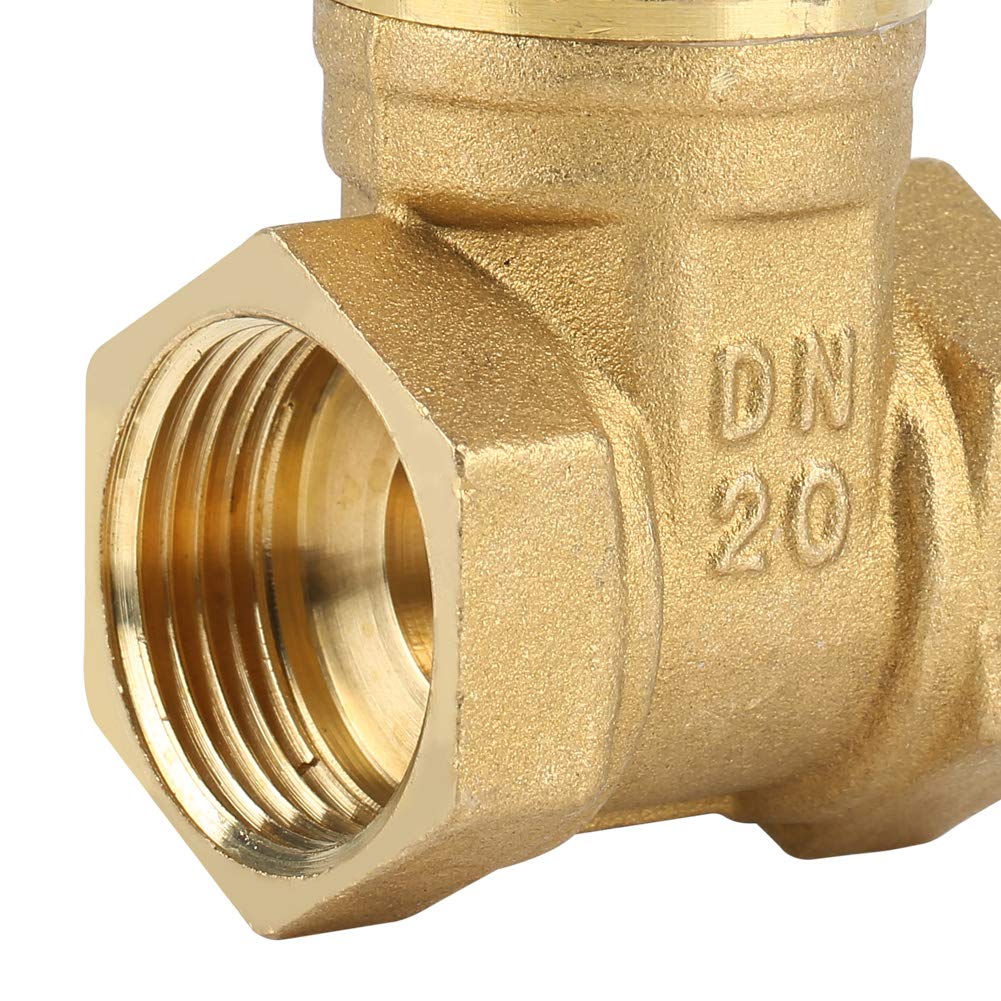 Válvula de compuerta de latón DN20 BSPP G3/4 Válvula de compuerta giratoria 232PSI Suministros de equipos de gas y aceite de agua