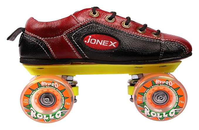JJ Jonex Multicolour Hypro Rollo Shoe Skates Wheels-4 UK Junior