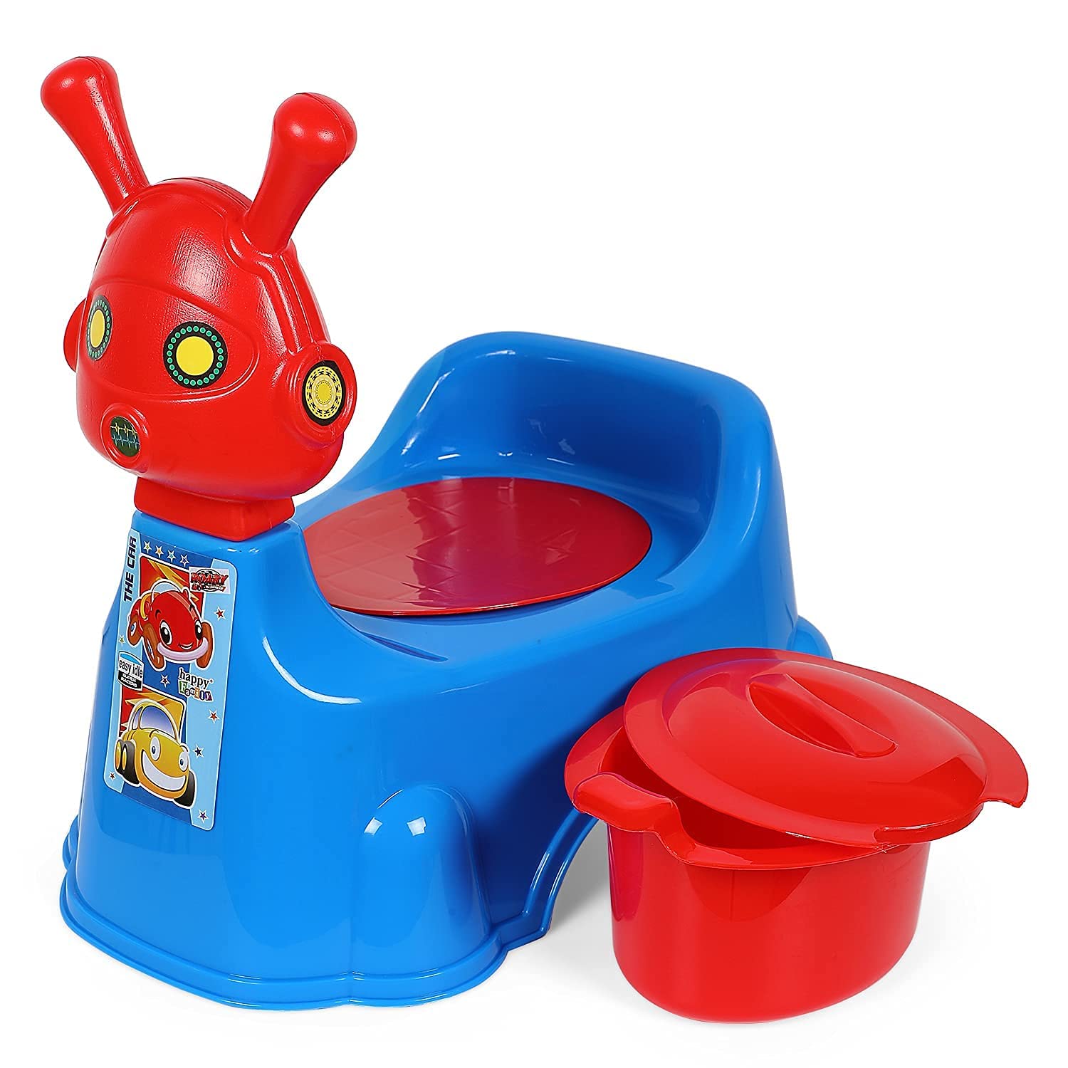 Nabhya Robot Baby Potty Training Seat- Chair for Kids- Infant Potty Toilet Chair with Removable Tray & Closing Lid (Blue)-image-35