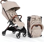 Poussette compacte Silver Cross Clic - Poussette de voyage légère pour nouveau-né à tout-petit (naissance à 25 kg), pliage d'une main, siège inclinable, approuvée pour cabine d'avion, auvent UPF50+