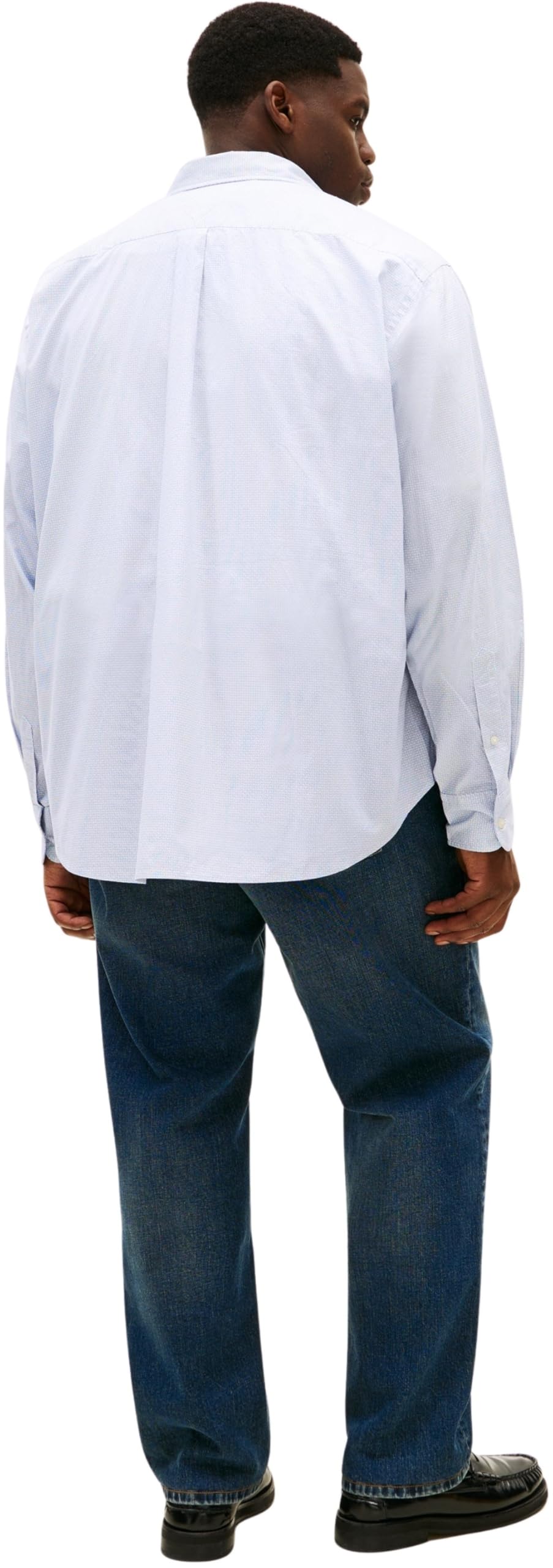 Tommy Hilfiger BT - Flex Pop Fakesolid RF Shirt Mw0mw43033 Camicia L/S Unisex - Adulto