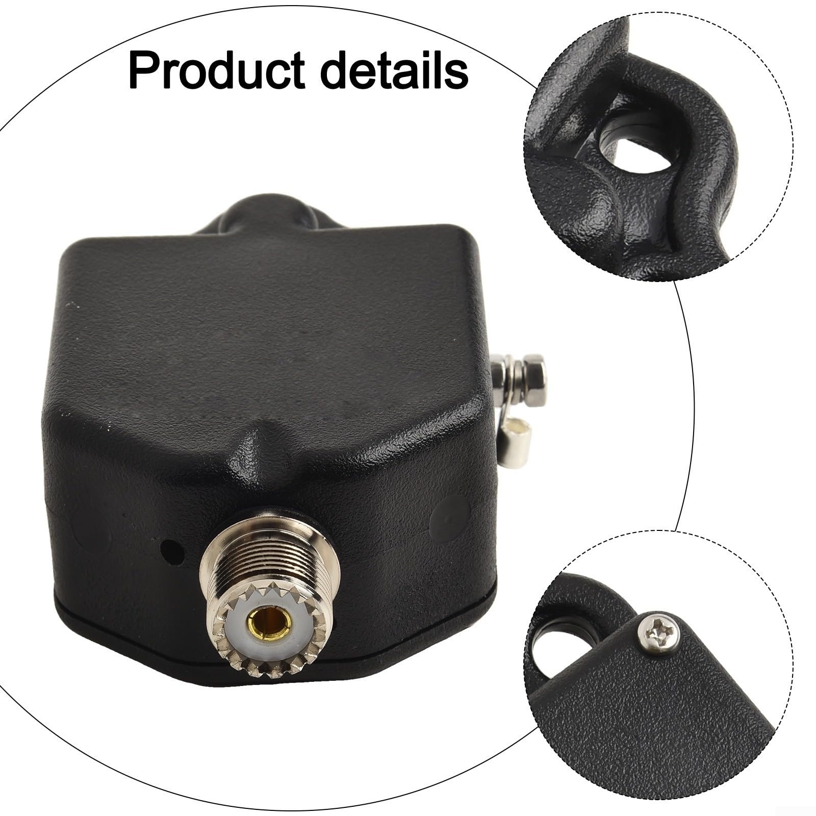 Eawfgtuw Balun 1:64 Transformateur Balun, Kit d'antenne filaire pour antenne 4 bandes 8 bandes Gamme de fréquences 1-30 MHz Radio Amateur Ham Équipement de communication