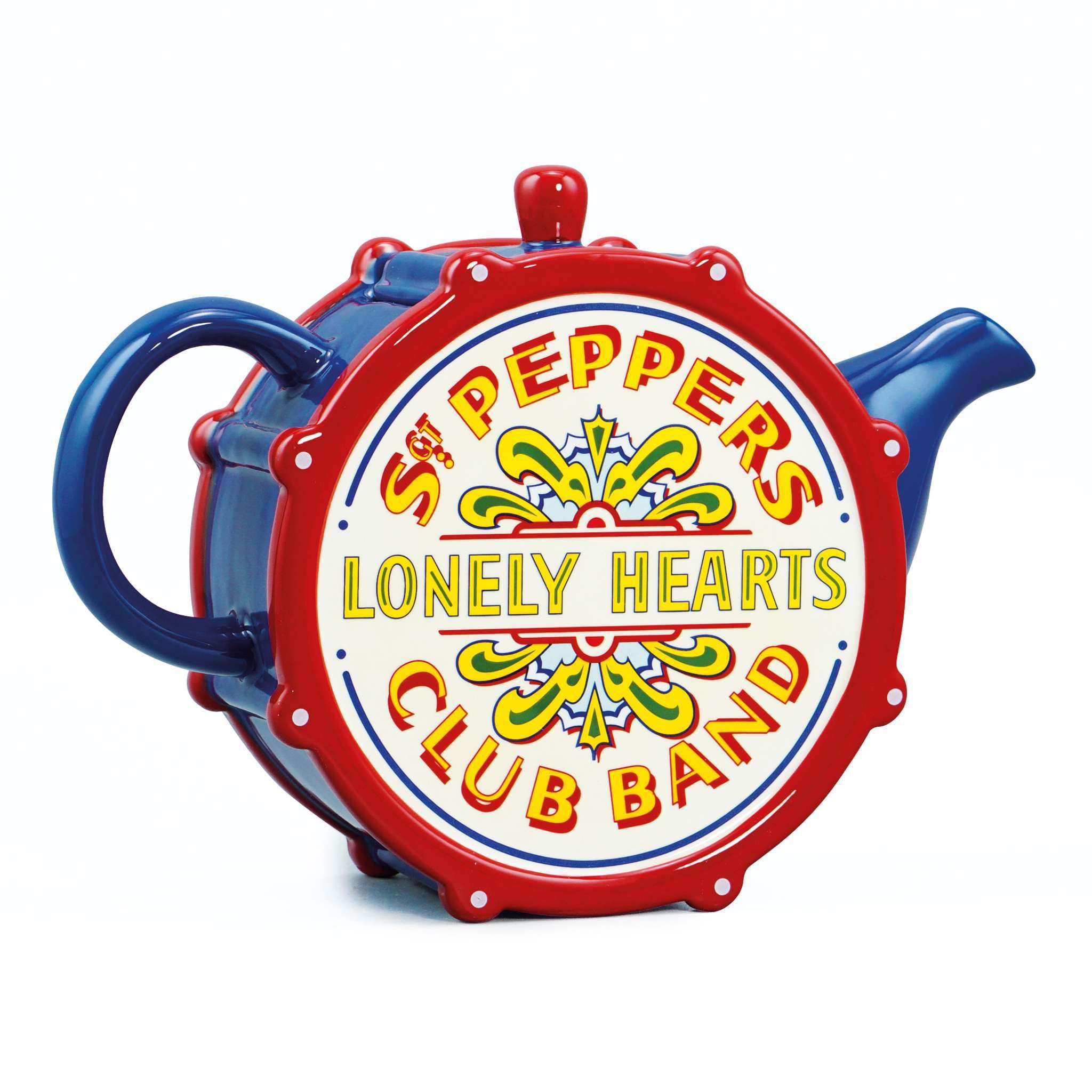 ビンテージ　The Beatles Sgt. Pepper's クッキージャー Amazon.com | Half Moon Bay The Beatles Sgt Pepper Drum Shaped