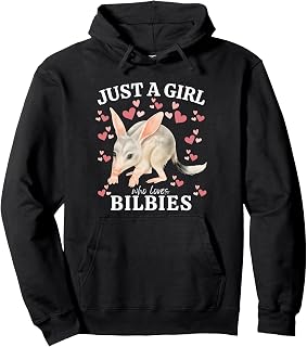 Easter Bilby Australian version of Rabbit for Eco Women Girl Pullover Hoodie