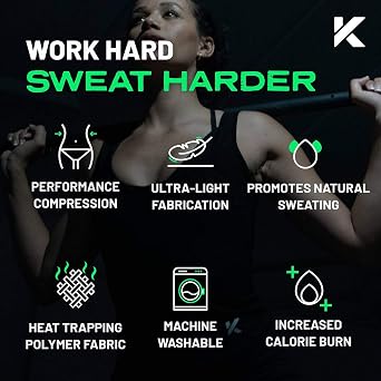 Kewlioo Premium Sauna Tank Top For Women, Slimming Sauna Shirt For Women, Sweat Vest for Workouts, Yoga, Fitness, Sauna Suit