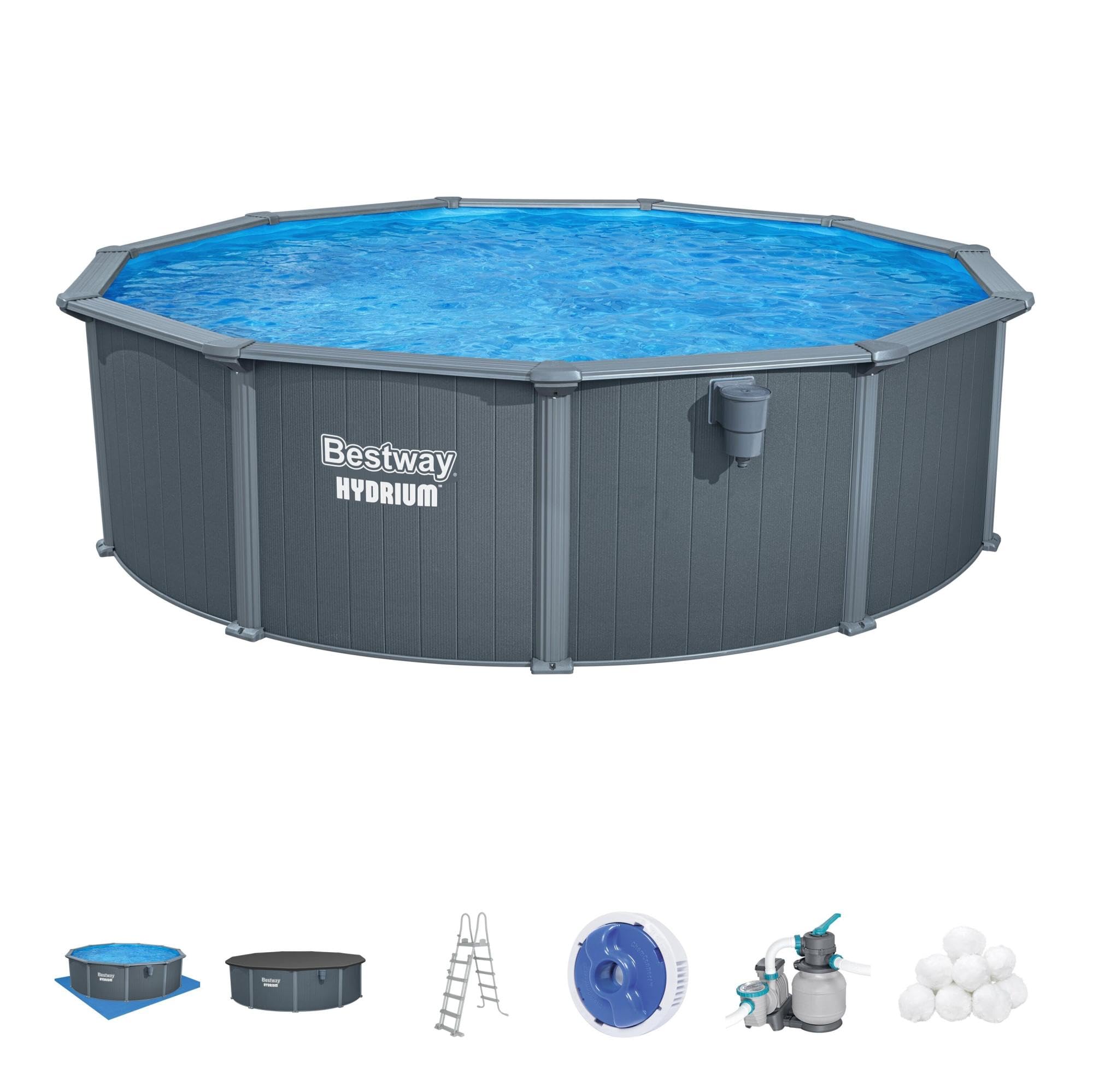 Conjunto de Piscina de 16' x 52"/4,88 MX 1,32 m