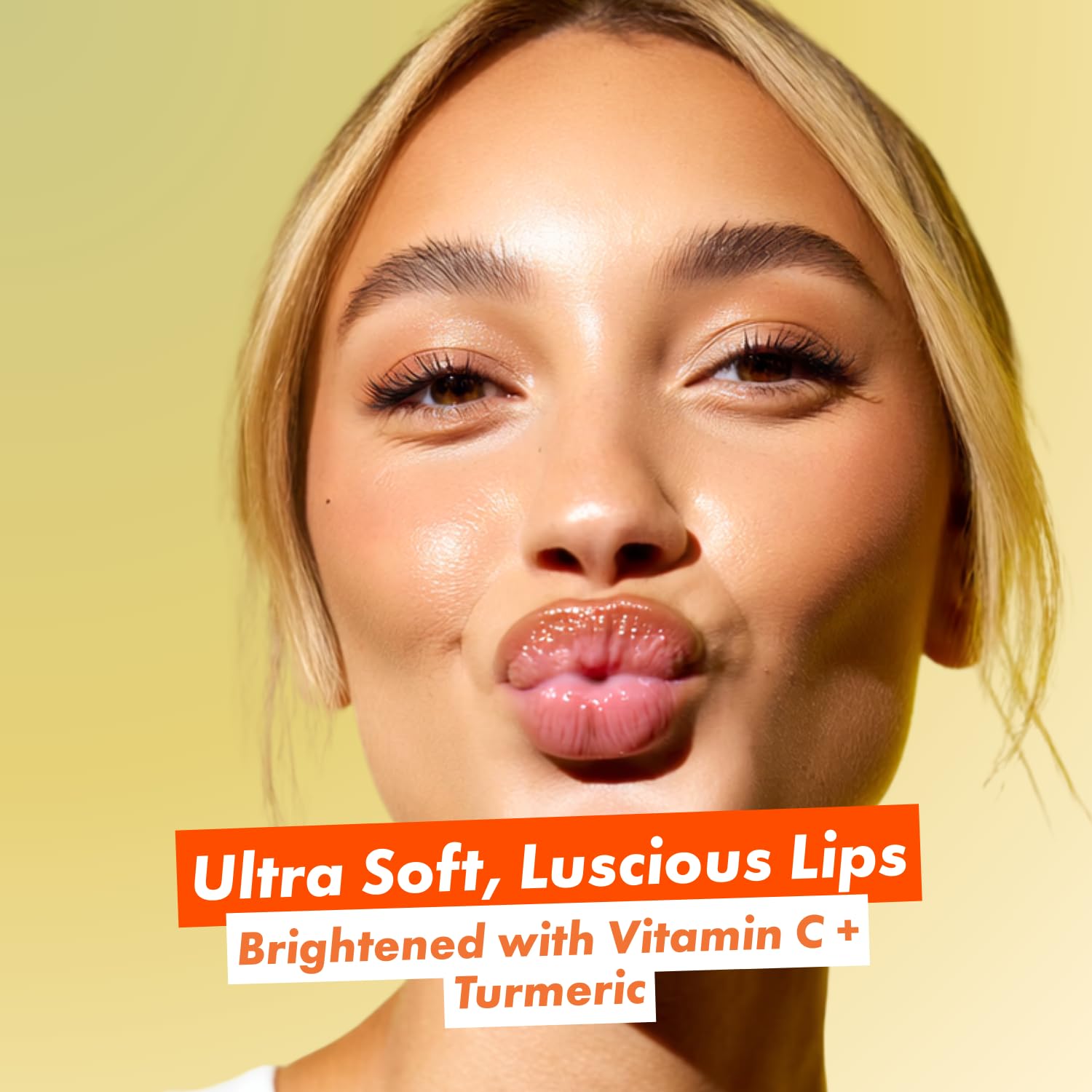 Handmade Heroes Turmeric Vitamin C Lip Gloss - 100% Natural Vegan Lip Treatment for Dry Dull Lips - Brightening for Dark Lips - Lightweight Moisturizing Nourishing - Image 2