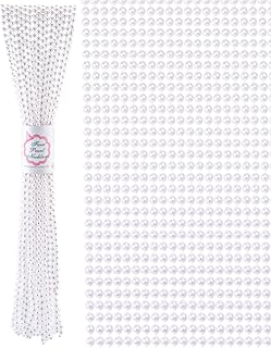 Faux Pearl Bead Necklace Bulk Women Beads Necklaces for Flapper Tea Party Wedding Decorations Valentine's Day Mardi Gras