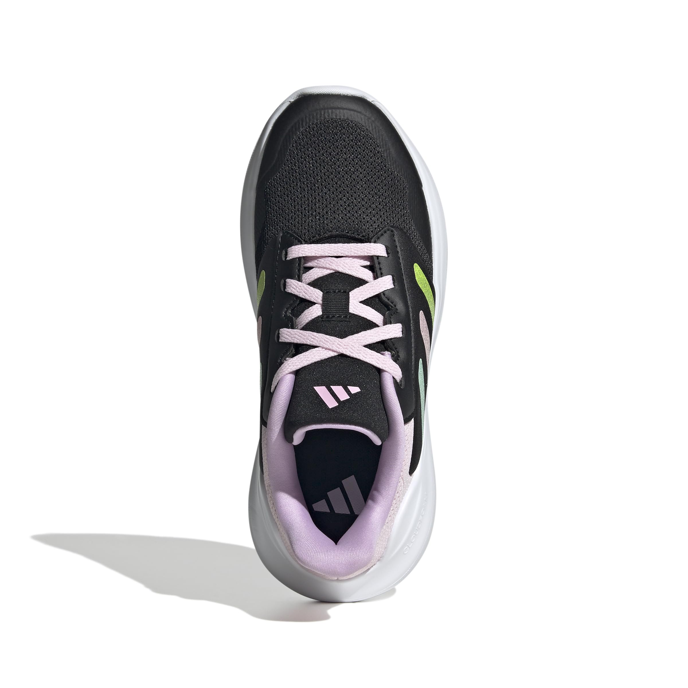 adidas Unisex niños TENSAUR Run 3.0 Shoes Junior, Core Black/Clear Mint/Clear Pink, 39 1/3 EU