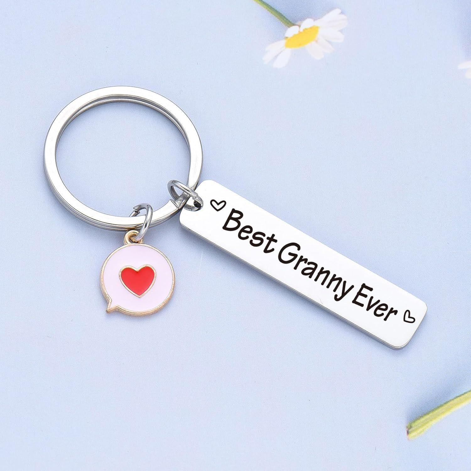 Granny Thank You Keychain Grandma Jewelry For Granny Keychain Grandmother Jewelry Nana Keychain - Image 3