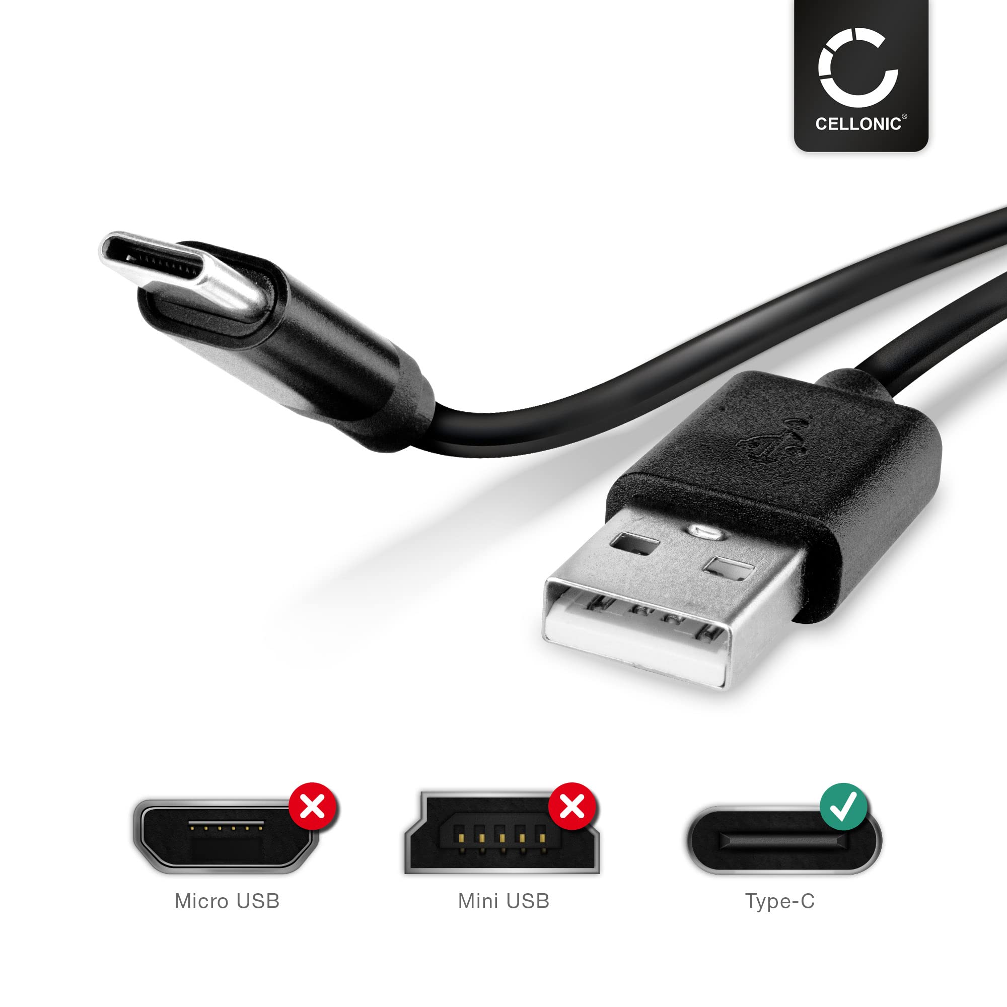 CELLONIC USB C Type C Cable Compatible with Netgear Nighthawk M2