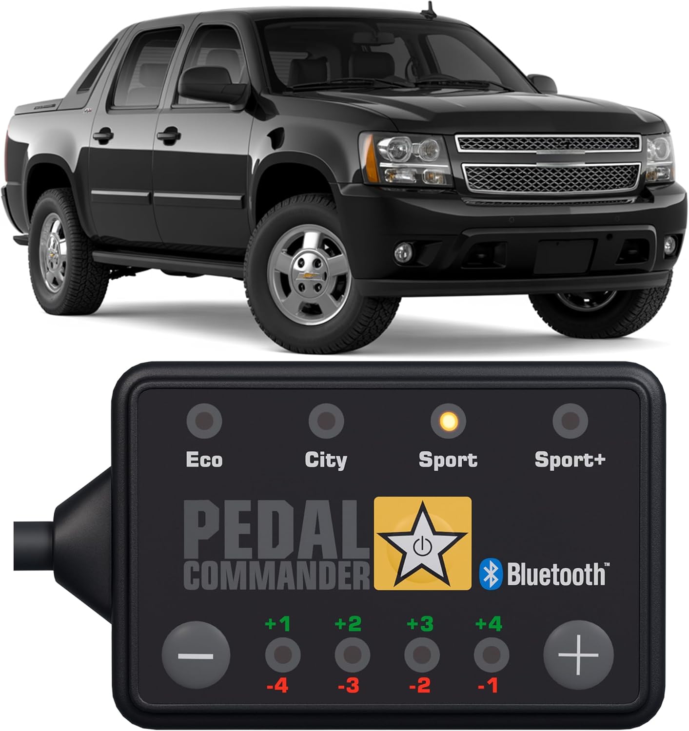 PEDAL COMMANDER for Chevrolet Avalanche 2007-2013 Throttle Response Controller - 36 Driving Settings, Anti-Theft, App Control, Throttle Controller Performance Parts, Avalanche Accessories