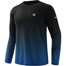 Mens Sun Protection UPF 50+ Grid Swim Long Sleeve Rash Guard SPF UV Shirts