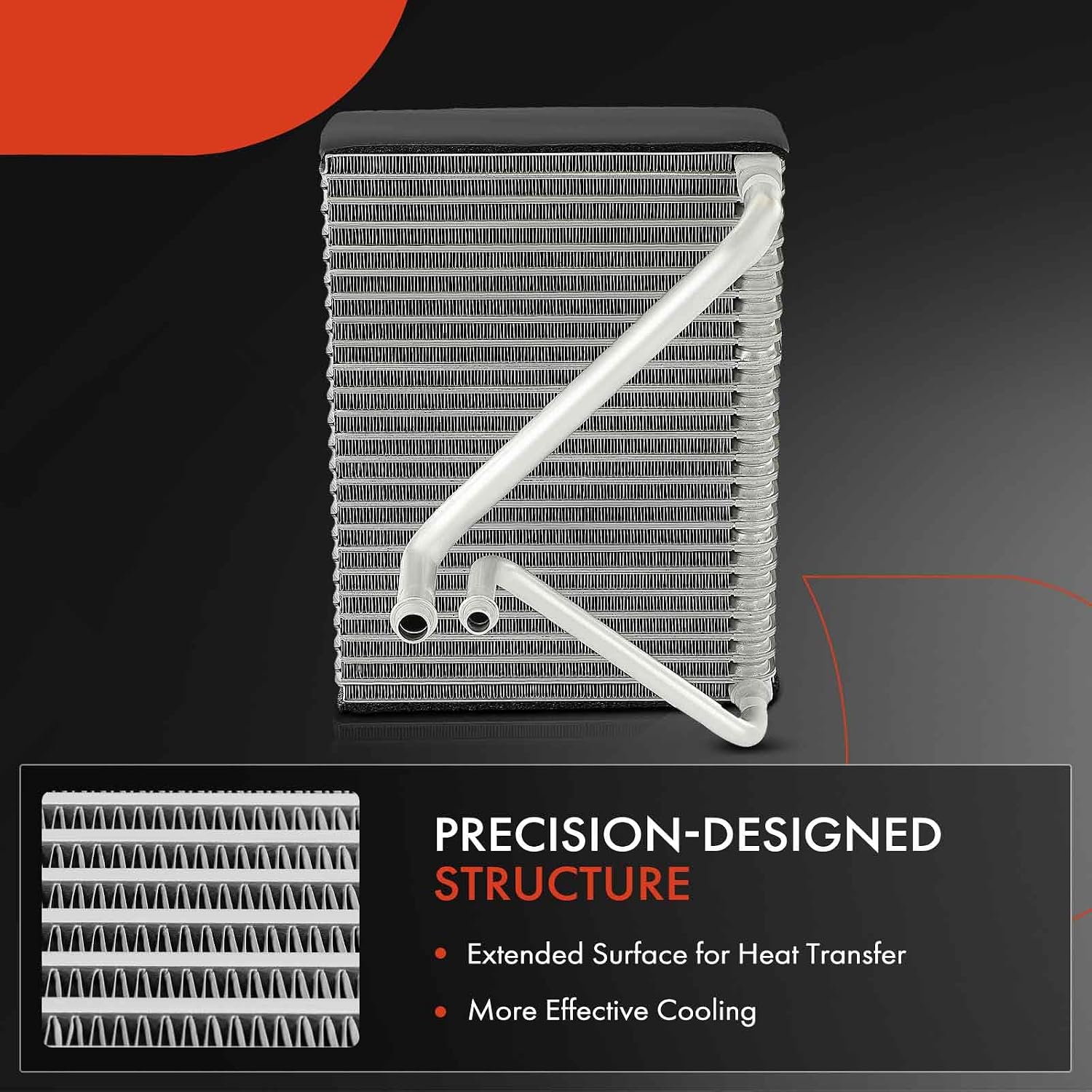 A-Premium AC Evaporator Core Compatible with Mack CTP/CV/CXN 2008, GU4/GU5 2012, GU7/GU8 2008-2012, CXU 2008-2013