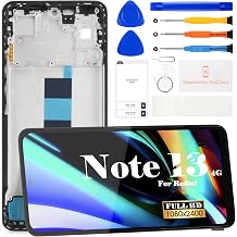 Xiaomi Redmi Note 13 4G LCD Display Xiaomi Redmi Note 13 4G Screen Replacement 23129RAA4G Touch Screen Digitizer Assembly Repair Parts Kit with Frame