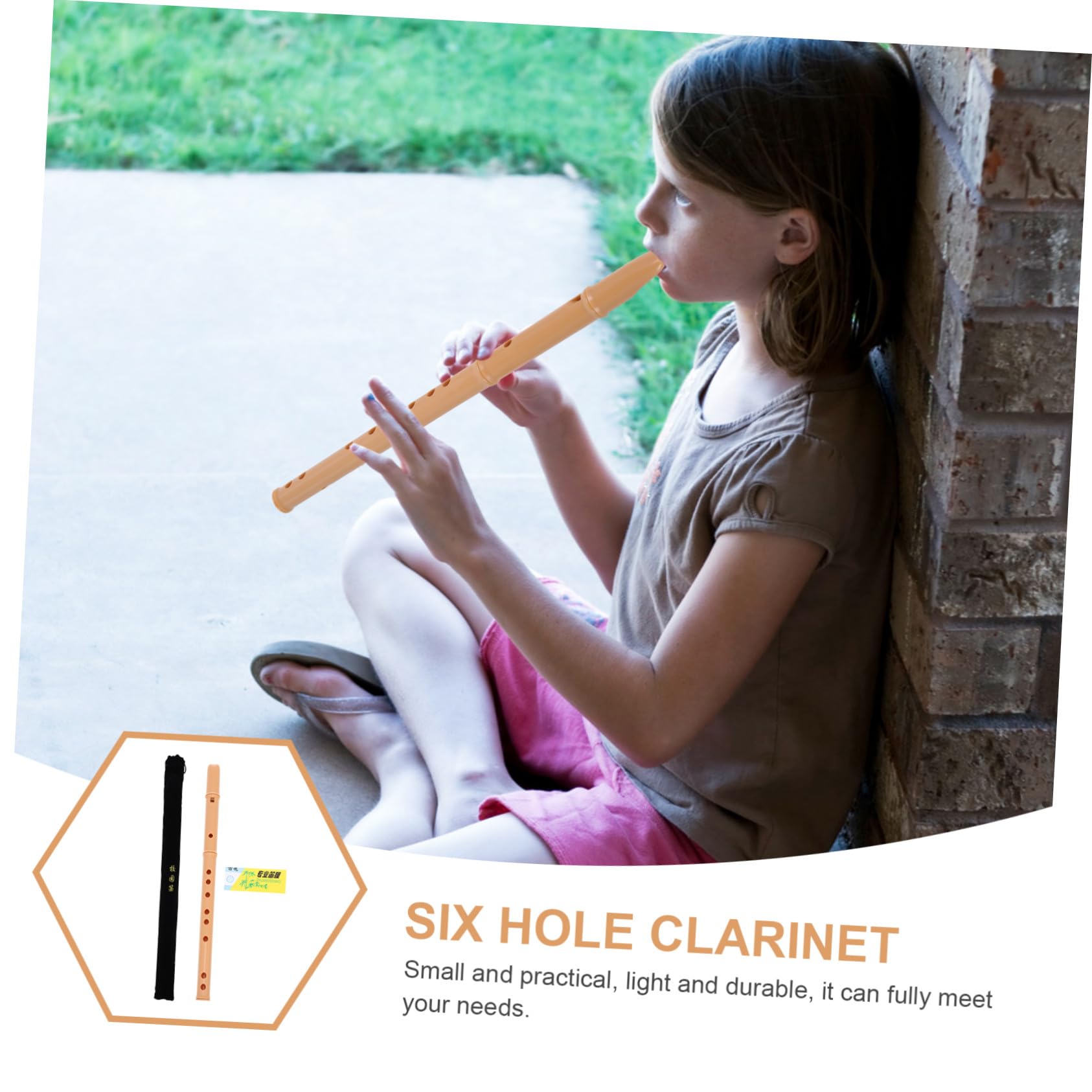 Toyvian 4 Pièces Clarinette Soprano Enregistreur Instruments D'Orchestre Enfants Jouets Musicaux Enfants Musique Flûte Instrument À Vent Artiste Flûte Enregistreur De Musique Débutant