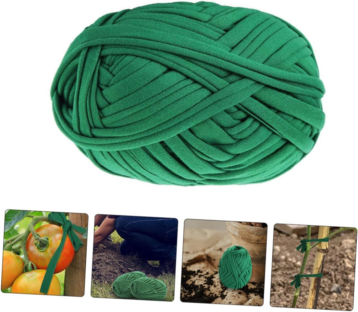 balacoo 6rolls Support Straps Strong Tree Ties for Wind Plant Support Straps Saver Tie for Backyard