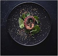 Vista 4 de Platón Personality - Plato plano de cerámica de forma redonda para cocina, pasta, carne, postre, fruta, aperitivo, plato de servir