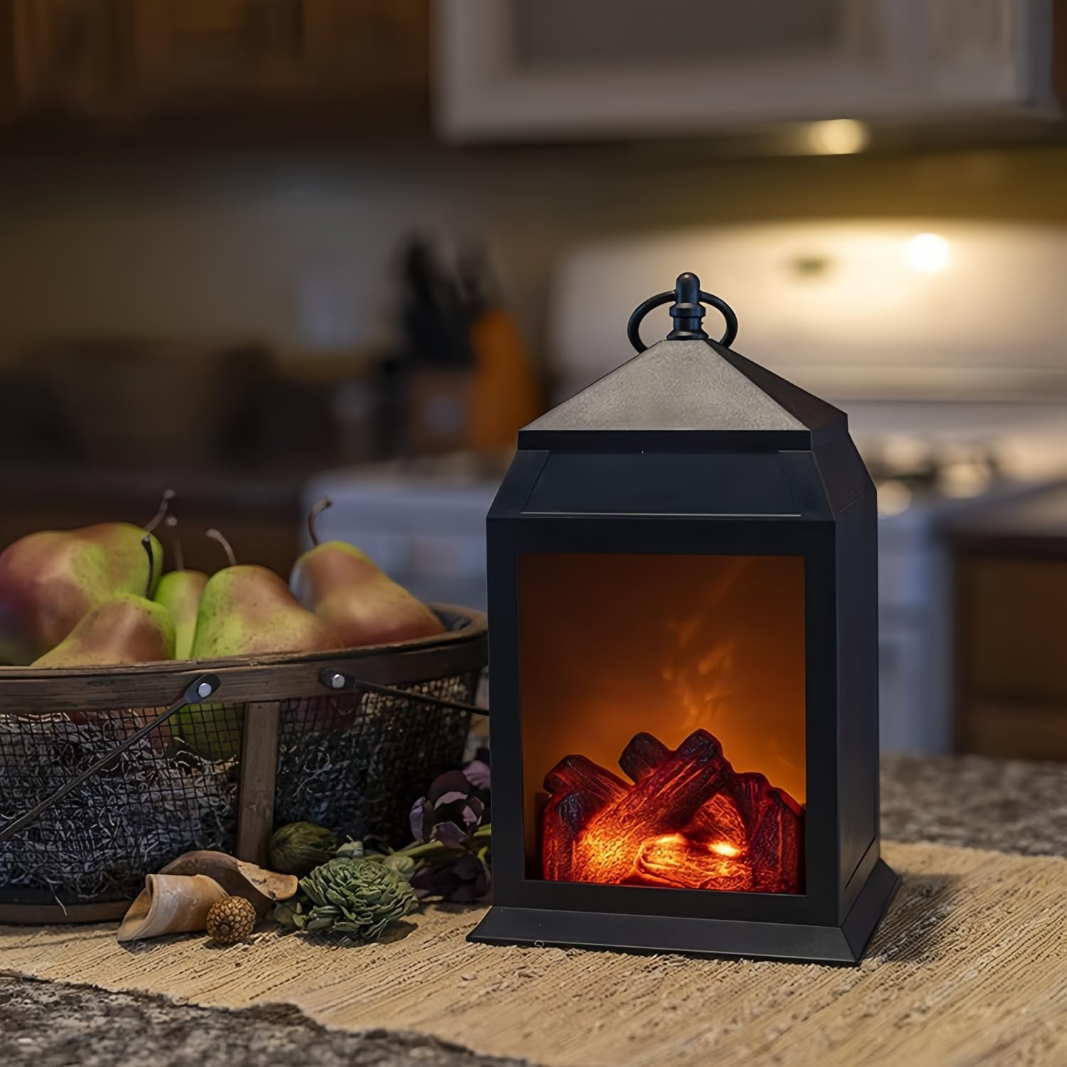 LED Kaminlampe Mit Flammeneffekt – USB & Batteriebetrieben, Flammenlose Tischdekoration Für Gemütliche Atmosphäre