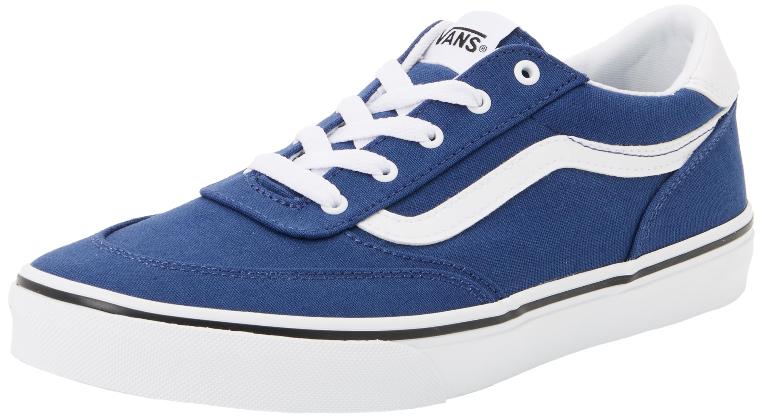 Vans Brooklyn Ls, Sneaker Boy's, 5tu Canvas True Navy, 2.5 UK Child