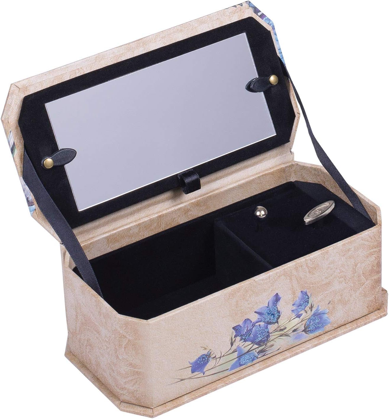 Cottage Garden Remember You are Beautiful Butterfly and Bird Glitter Musical Box Plays You Light Up My Life